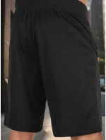 Pánské černé teplákové šortky Dstreet SX2486 Pánské černé teplákové šortky Dstreet SX2486