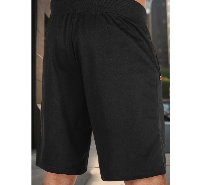 Pánské černé teplákové šortky Dstreet SX2486 Pánské černé teplákové šortky Dstreet SX2486