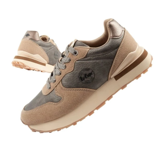 Lee Cooper sportovní boty tenisky dámské módní pohodlné odolné béžové šedé dámské Lee Cooper sportovní boty tenisky dámské módní pohodlné odolné béžové šedé dámské