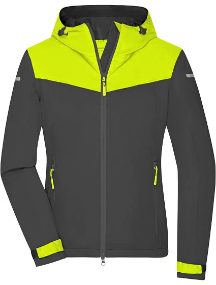 Daiber JN 1179 Dámská outdoorová softshellová bunda 02.1179 carbon/bright yellow/carbon Daiber JN 1179 Dámská outdoorová softshellová bunda 02.1179 carbon/bright yellow/carbon