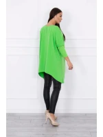 Oversize halenka světle zelená
