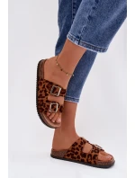 Dámské pantofle s pásky Panterka model 21908434 - Boto
