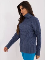 Sweter AT SW model 20459123 ciemny niebieski - FPrice