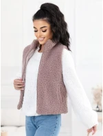 Kamizelka CS KZ model 21937087 ciemny bezowy - FPrice Kamizelka CS KZ model 21937087 ciemny bezowy - FPrice