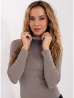 Bluzka IT BZ model 21757271 ciemny bezowy - FPrice Bluzka IT BZ model 21757271 ciemny bezowy - FPrice