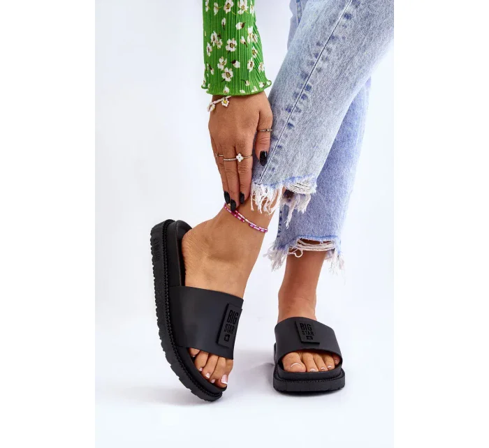 Dámské pantofle Big Star - černé Dámské pantofle Big Star - černé