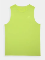 Pánský sportovní tank top regular z recyklovaných materiálů 4F - šťavnatý zelený Pánský sportovní tank top regular z recyklovaných materiálů 4F - šťavnatý zelený
