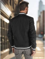 Pánská přechodná bunda bomber černá model 21986325 - Dstreet