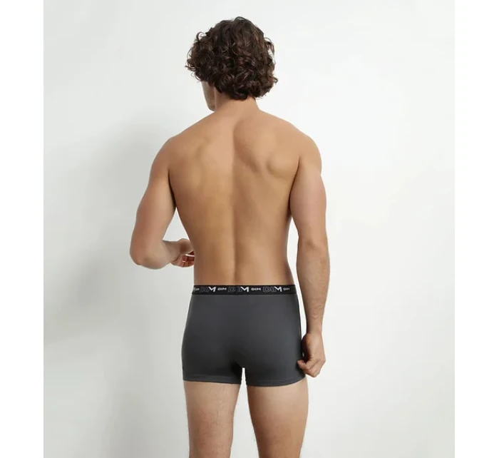 Pánské boxerky 3 ks DIM COTTON STRETCH BOXER 3x - DIM - černá