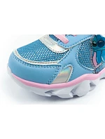 Leomil dětské sportovní boty tenisky Stitch lightweight Velcro LED blue
