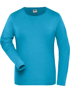 JN Dámské pracovní tričko Solid 02. turquoise model 22531719 - Daiber