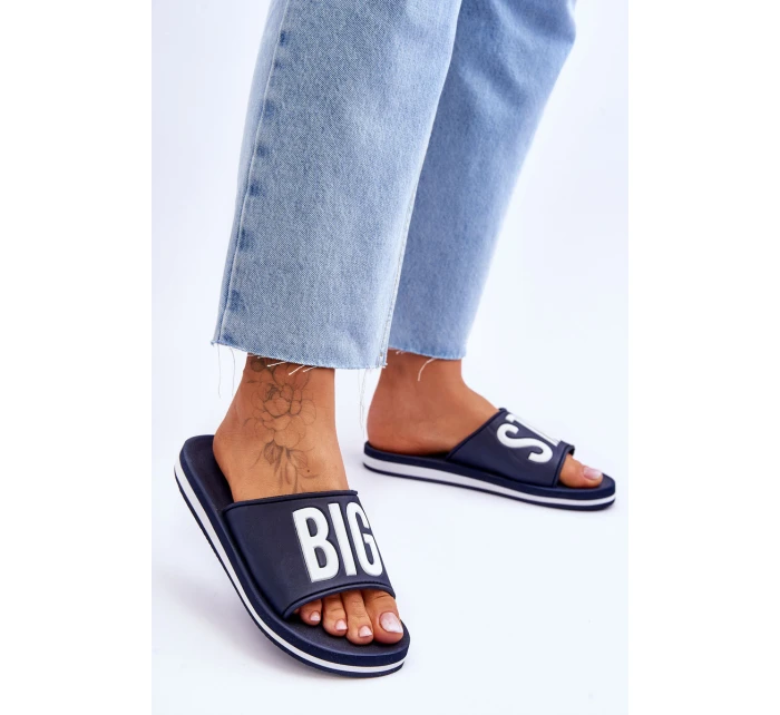 Dámské pantofle Big Star Classic model 21619359 námořnická modrá - Big Star Shoes