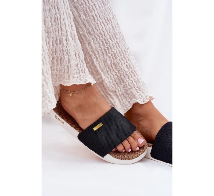 Dámské Klapky Big Star model 21692231 Černé - Big Star Shoes Dámské Klapky Big Star model 21692231 Černé - Big Star Shoes