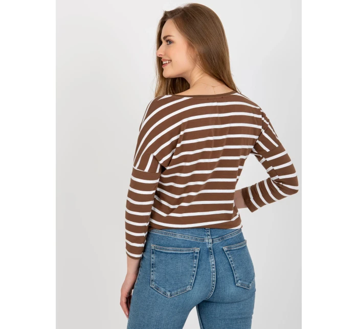 Halenka RV BZ 8566.94 bílo-hnědá Halenka RV BZ 8566.94 bílo-hnědá