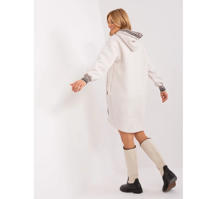 Tunika RV TU model 19069193 jasny beżowy - FPrice Tunika RV TU model 19069193 jasny beżowy - FPrice