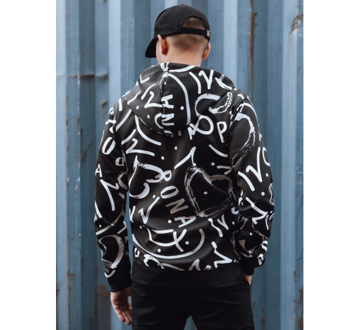 Pánská mikina na zip s kapucí černá Dstreet model 21978980 - FashionStreet Pánská mikina na zip s kapucí černá Dstreet model 21978980 - FashionStreet