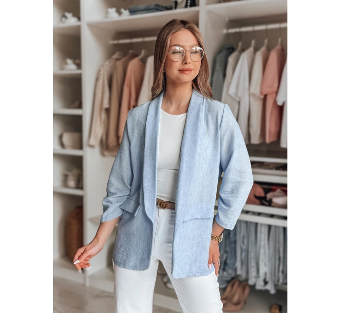 Dámská oversize bunda SOFT LOVE modrá FashionStreet PY0132