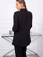 Elegantní souprava saka a kalhot černé barvy