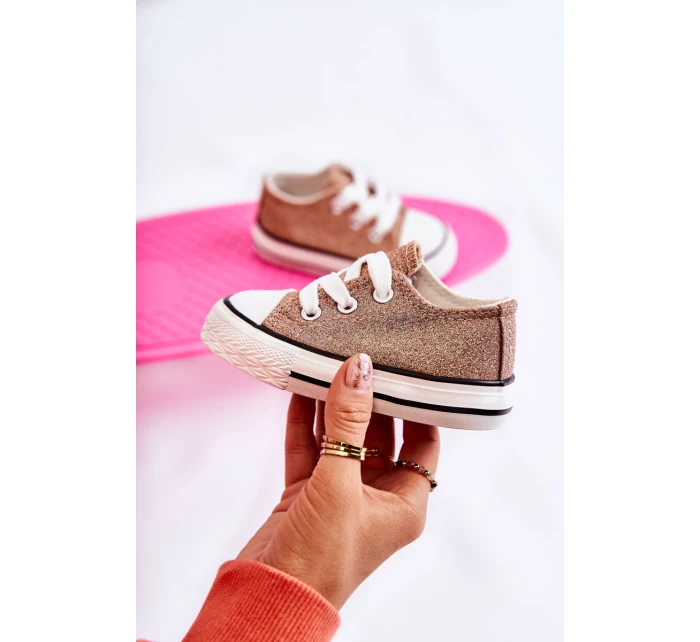 Dětské tenisky vázané Rose Gold model 21587094 - Boto