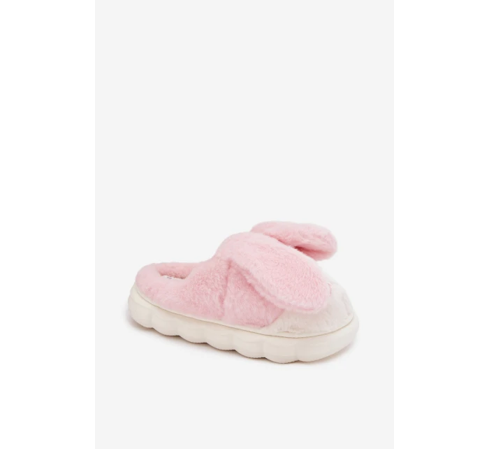 Kožešinové dámské pantofle růžové model 21772462 - Boto Kožešinové dámské pantofle růžové model 21772462 - Boto