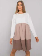 Šaty RV SK 7188.83P hnědá Šaty RV SK 7188.83P hnědá