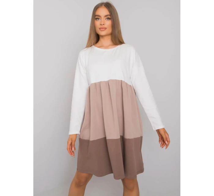 Šaty RV SK 7188.83P hnědá Šaty RV SK 7188.83P hnědá