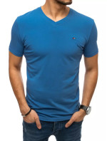 Pánské hladké modré tričko Dstreet RX4790