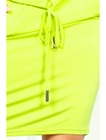Sportovní šaty Numoco - neonově žluté