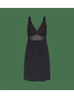 Dámská noční košile Aura Spotlight NDK 01 X - BLACK - černá 0004 - TRIUMPH
