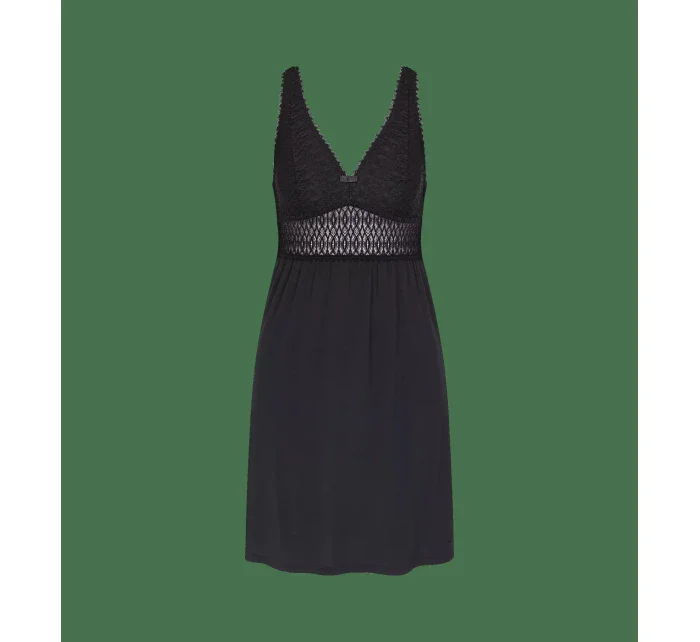 Dámská noční košile Aura Spotlight NDK 01 X - BLACK - černá 0004 - TRIUMPH