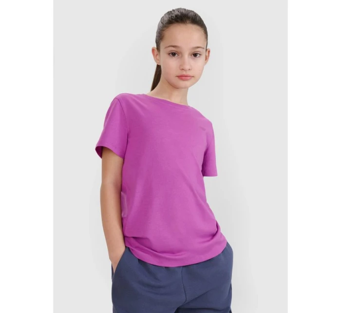 Dívčí hladké tričko 4F 4FJWSS25TTSHF2177-50S