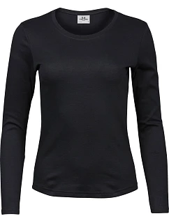Tee Jays TJ 590 Dámské tričko Interlock s dlouhým rukávem 18.0590 black