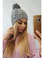 Fleecová čepice Waleria K307 tmavě šedá