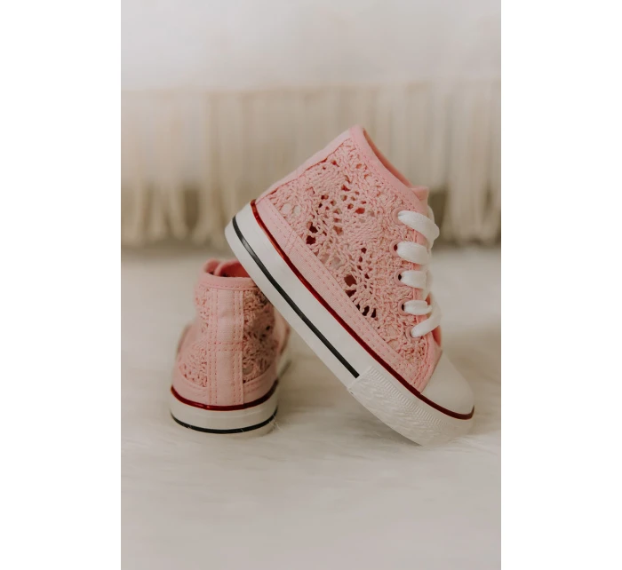 Dětské vysoké tenisky Pink Mona Dětské vysoké tenisky Pink Mona