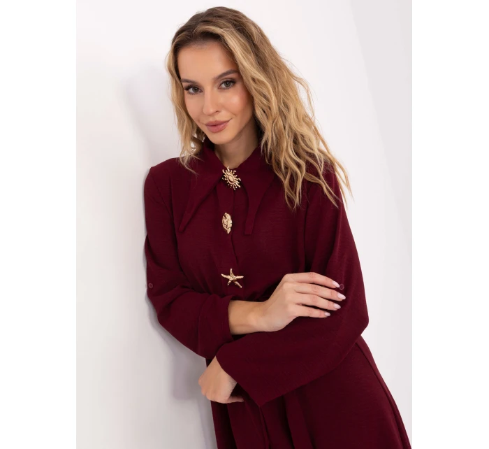 MI SK šaty C258.16 burgundy MI SK šaty C258.16 burgundy