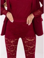 Spodnie MI SP  bordowy model 21480452 - FPrice