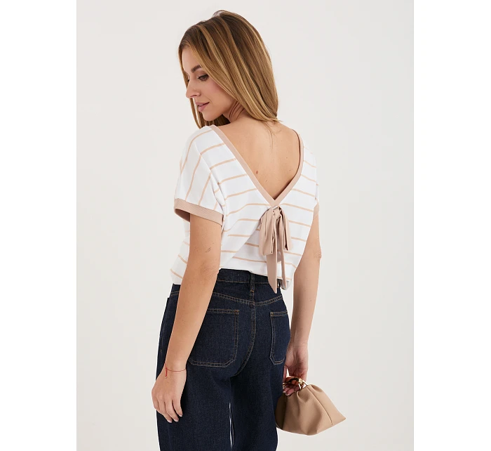 Bluzka RV BZ model 22102509 ciemny bezowy - FPrice