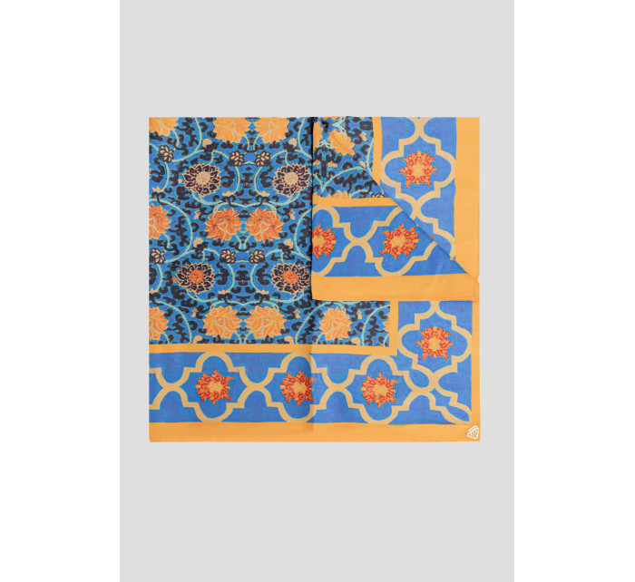 Monnari Šály a šátky Dámská vzorovaná šála Multi Blue