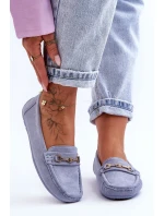 Dámské klasické semišové mokasíny modré Corinell Dámské klasické semišové mokasíny modré Corinell