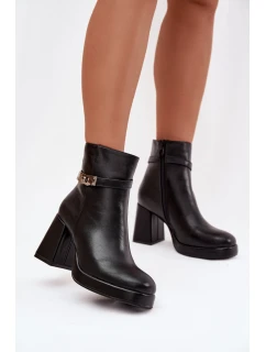 Boty na podpatku  model 221521 Step in style