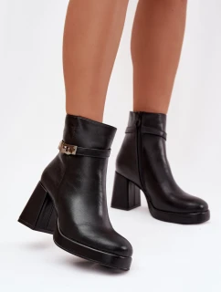 Boty na podpatku  model 221521 Step in style