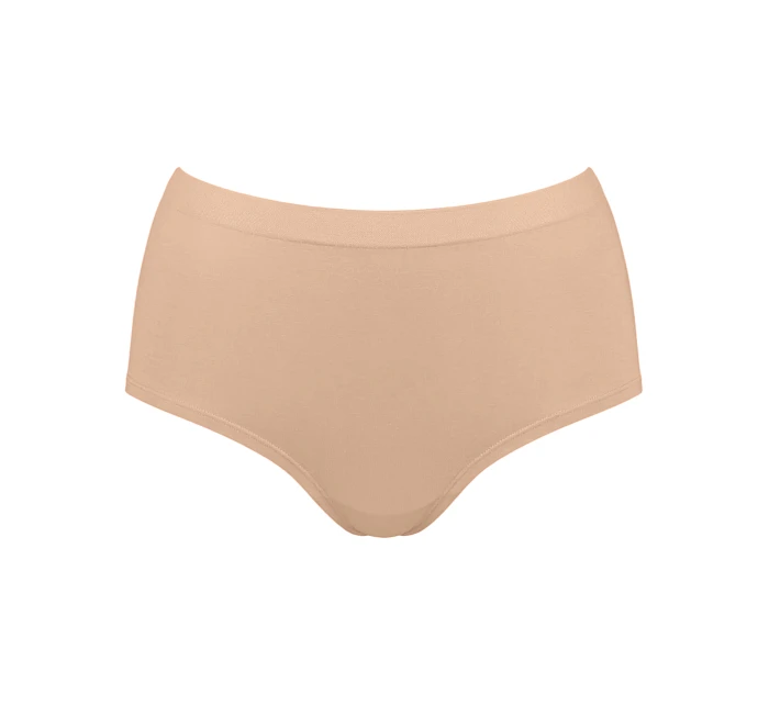 Dámské kalhotky GO Sense Highwaist 2P - BROWN - sv. béžové 1195 - SLOGGI Dámské kalhotky GO Sense Highwaist 2P - BROWN - sv. béžové 1195 - SLOGGI