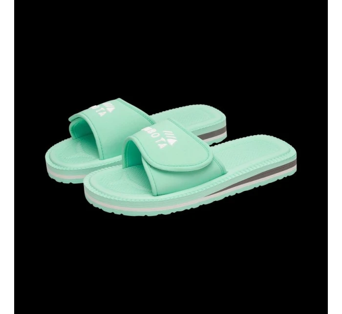 Klapky na suchý zip Kubota klasické pastelově zelené K25SS-100-001-17-1