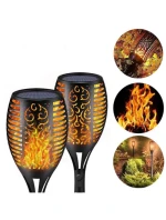 SOLÁRNÍ SVÍTILNA TANČÍCÍ PLAMENY 12X12X78CM 36 LED XXXL SOLÁRNÍ SVÍTILNA TANČÍCÍ PLAMENY 12X12X78CM 36 LED XXXL