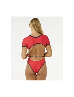 Plavky RIP CURL Bomba Ss Cheeky Surf Suit, červené Plavky RIP CURL Bomba Ss Cheeky Surf Suit, červené
