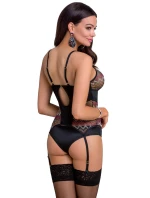 Korzet Casmir Lagerta barva:černá