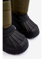 Dětské sněhule s rázovou podšívkou zateplené Khaki Big Star MM374123