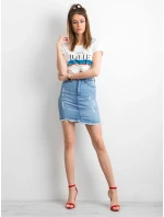 Sukně JMP SD 193 model 14830280 modrá - FPrice