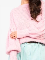 Jumper MI SW 0302.18 světle růžový Jumper MI SW 0302.18 světle růžový