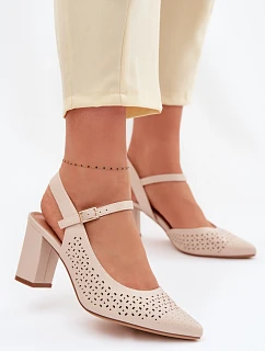 Sandály na podpatku  model 226504 Step in style